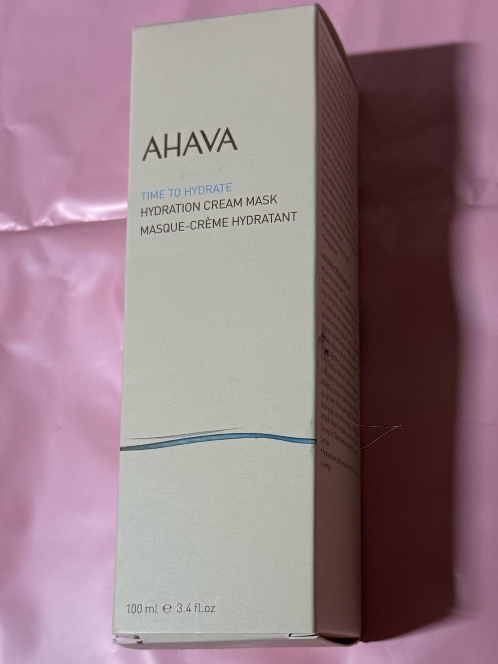 AHAVA Hydration Cream Mask - White & Blue Accents
